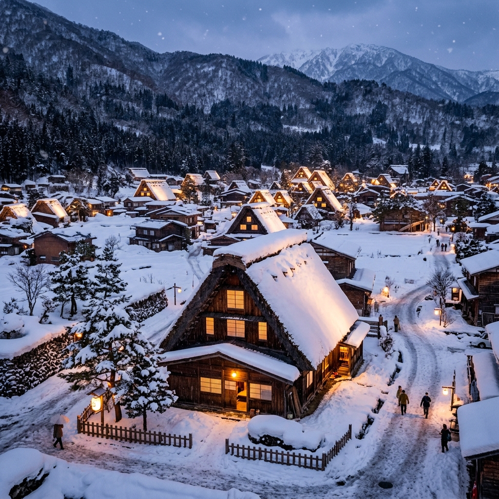 Shirakawa-gō y Kanazawa: El Japón Invernal de Cuento de Hadas